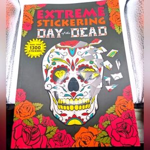 Extreme Stickering Day of the Dead by Any Puzzle Media (2017, Trade Paperback)
